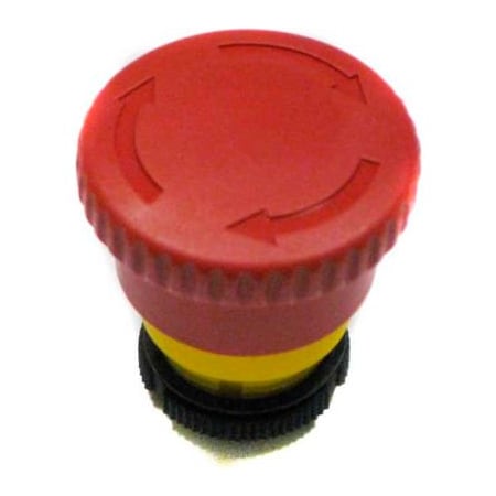 SPRINGER CONTROLS CO T.E.R., PRSL1881PI 40mm Latched Mushroom Pushbutton E-Stop, Use w/ MIKE & VICTOR Pendants PRSL1881PI